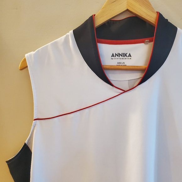 NIKA Women's White and Black Tank Top - Picture 3 of 6